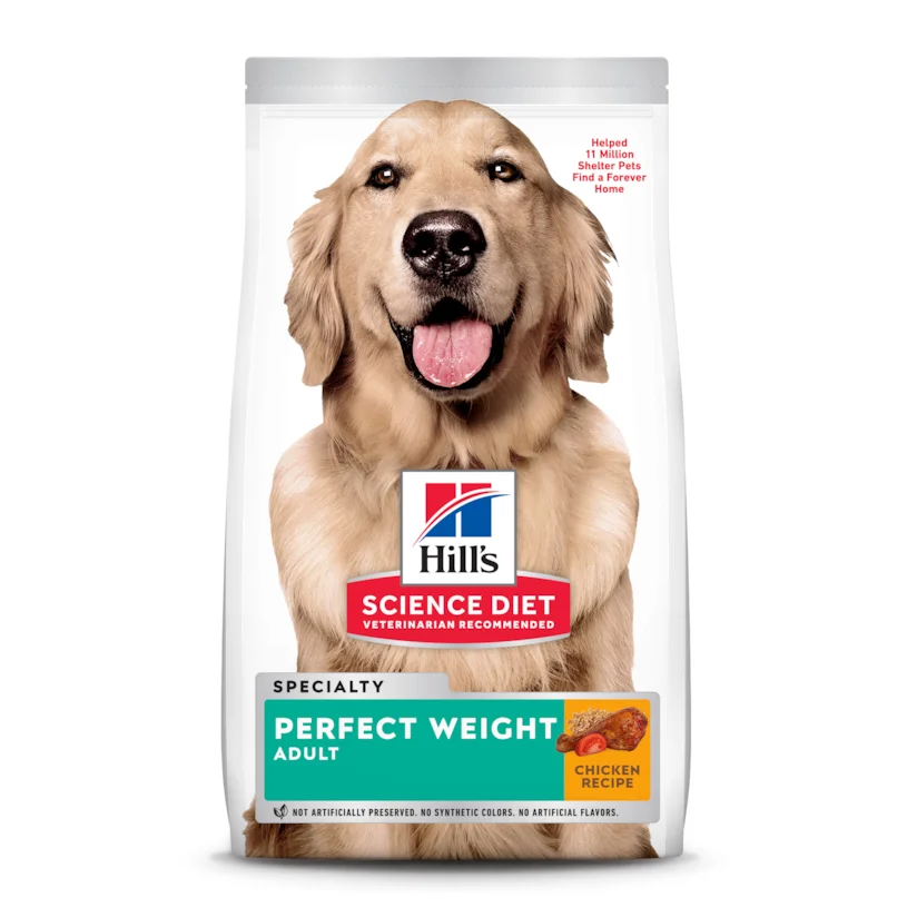 Ração Hill s Science Diet Peso Perfeito para Cães Adultos Sabor Frango 1,81kg