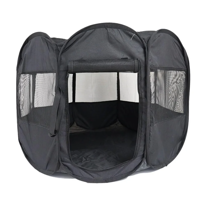 Canil The Pets Portatil Preto