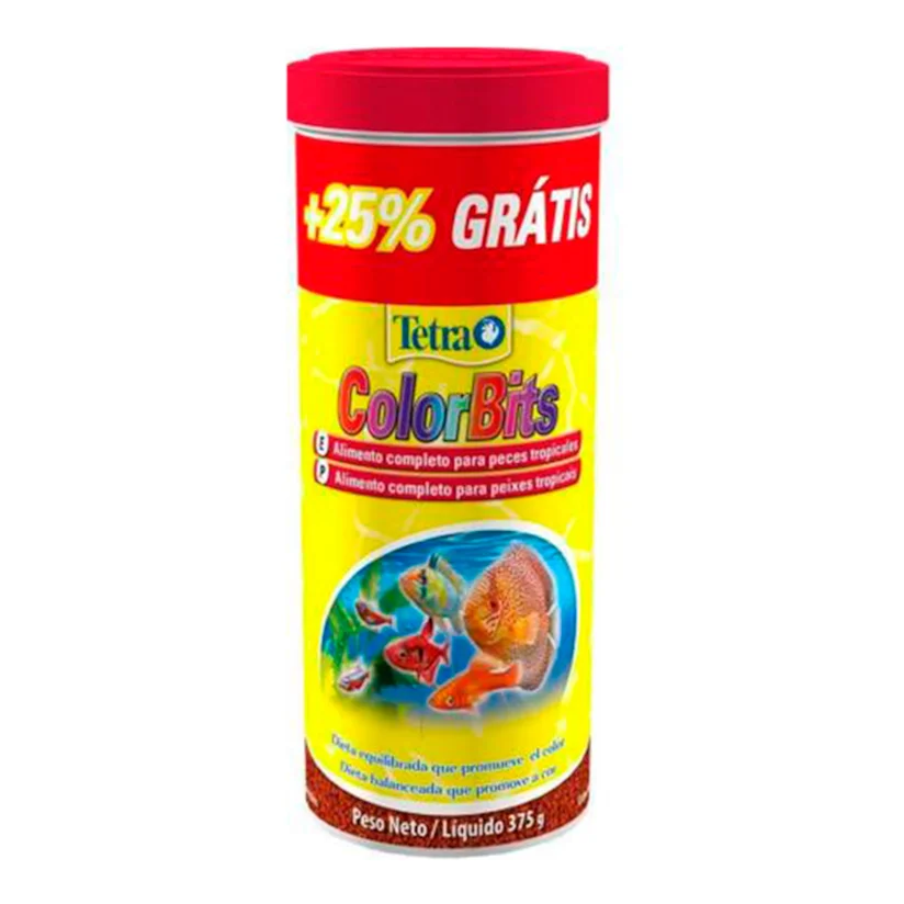 Ração para Peixes Tetra Colorbits Grânulos 375g