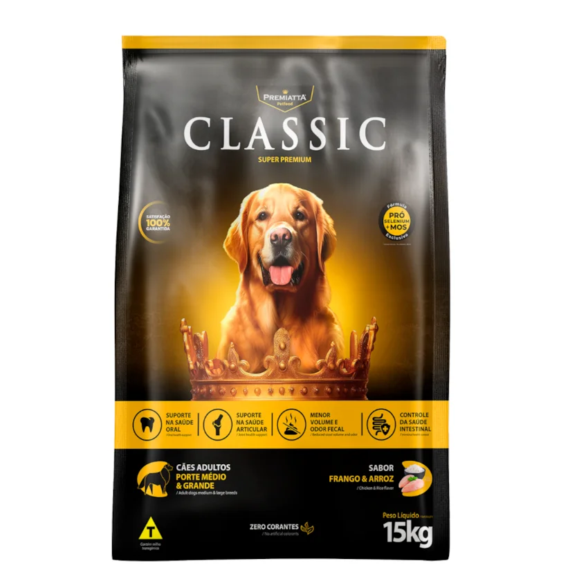 Ração Premiatta Cães Classic 15kg