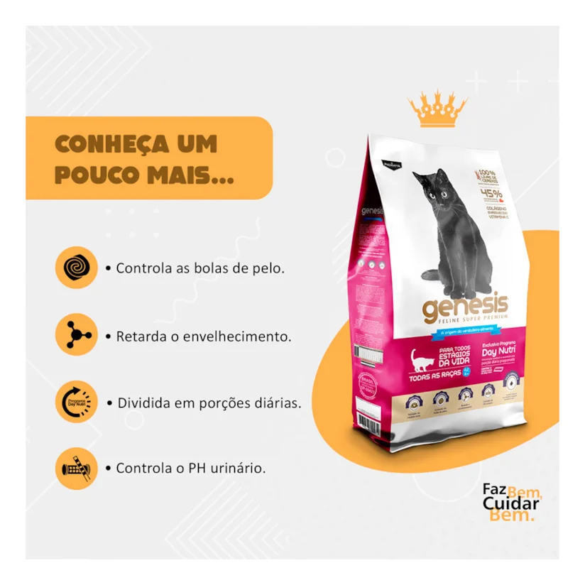 Ração Premiatta Gatos Genesis 7,5kg