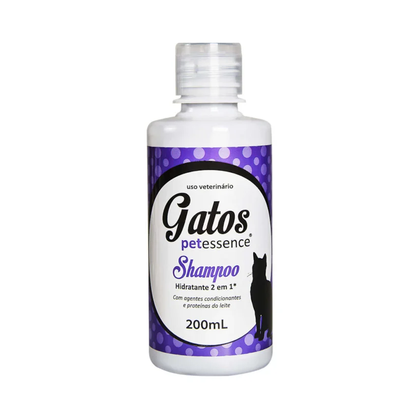 Shampoo Pet Essence Hidratante 2 em 1 para Gatos 200 ml