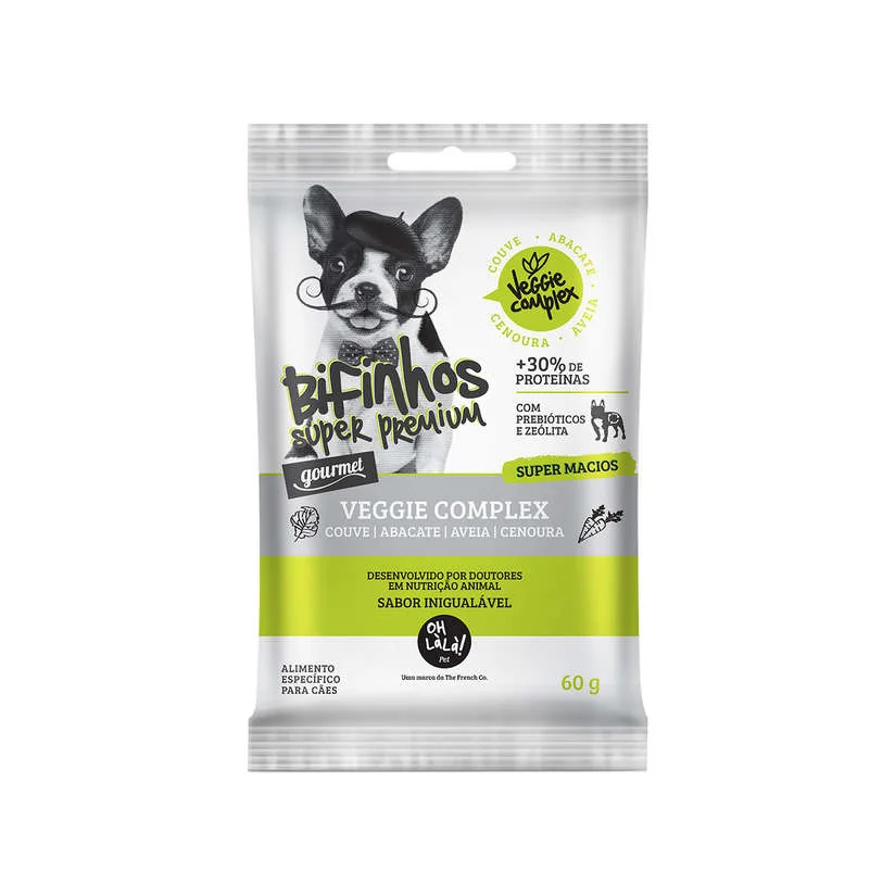 Petisco Oh LàLà Cães Bifinhos Veggie Complex 60g