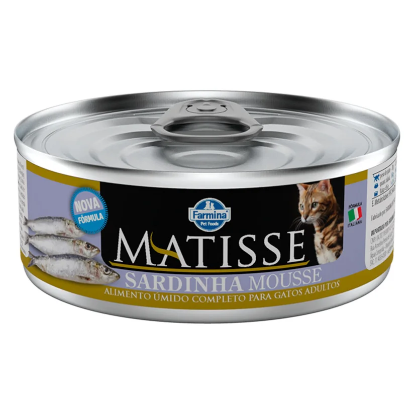 Ração Úmida Matisse Gatos Sardinha Mousse 85g