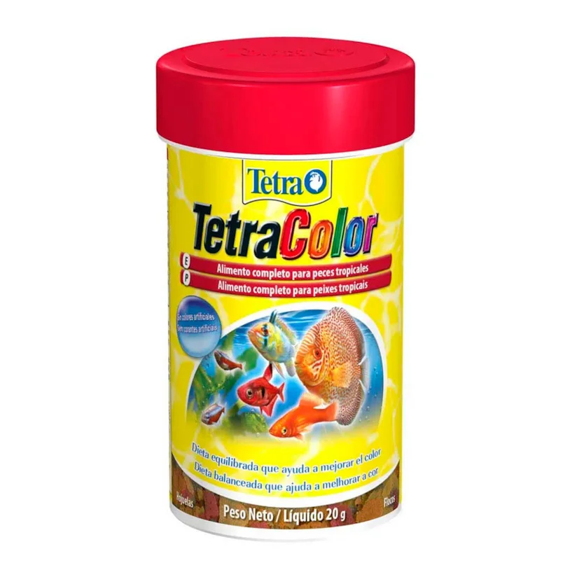 Ração para Peixes Tetra Color Flakes 20g
