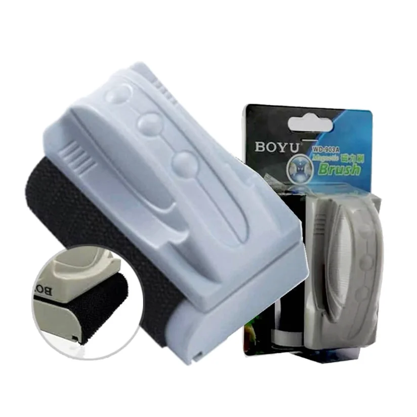 Limpador Magnético Flutuante Boyu P/Vidro Curvo WD903A MD