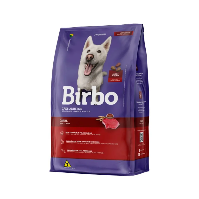 Ração Cães Birbo Adultos Carne 15Kg
