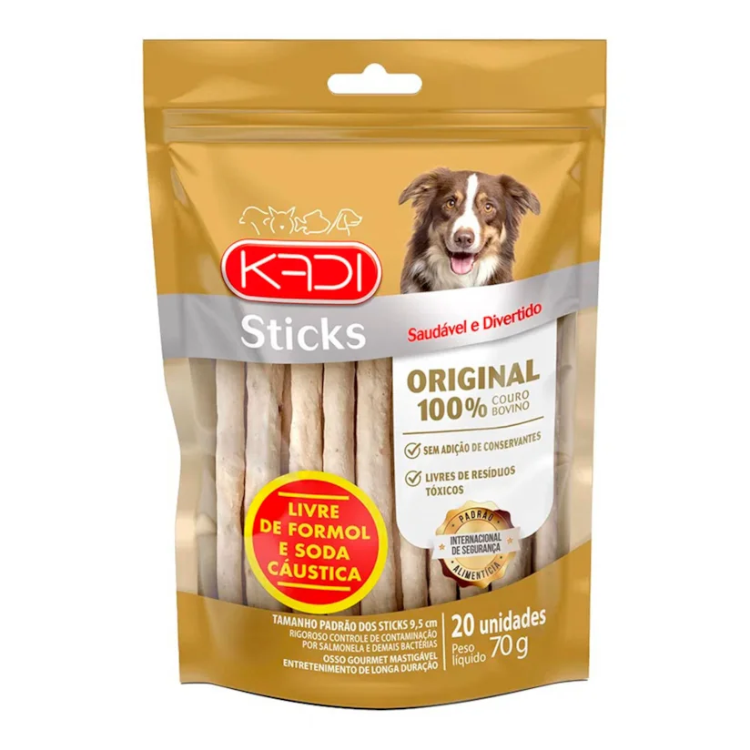 Sticks Cães Kadi Original com 20 Unidades