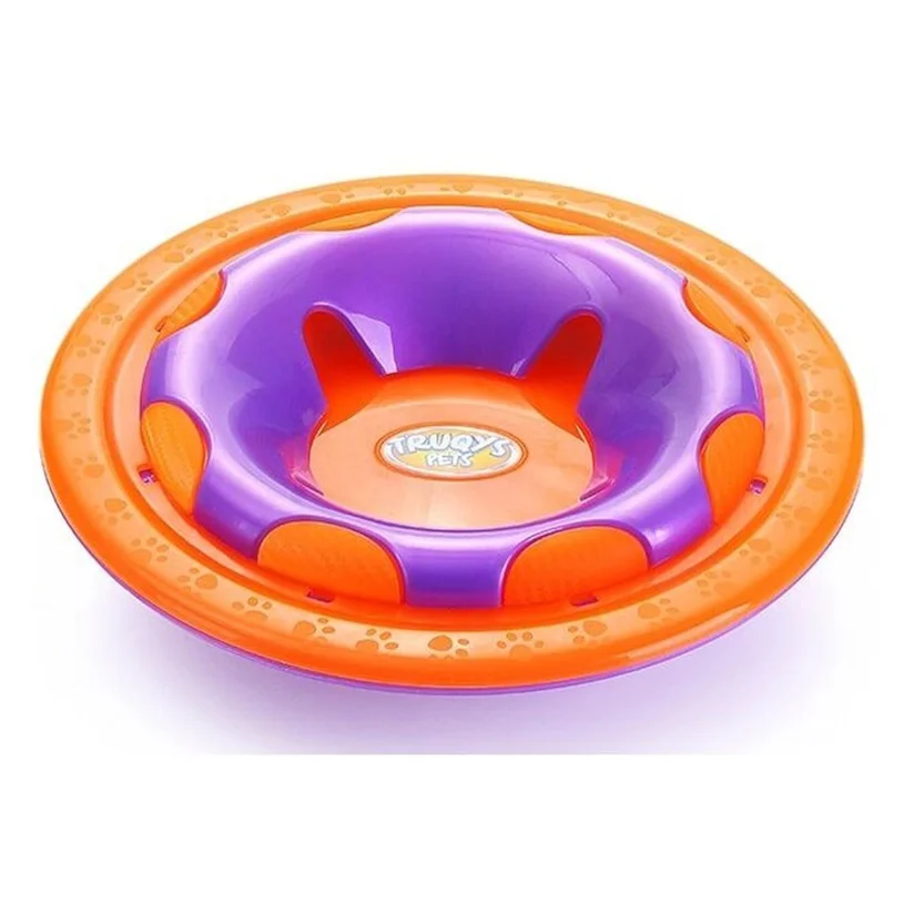 Comedouro Automático Truqys Pets para Pets Laranja 1kg