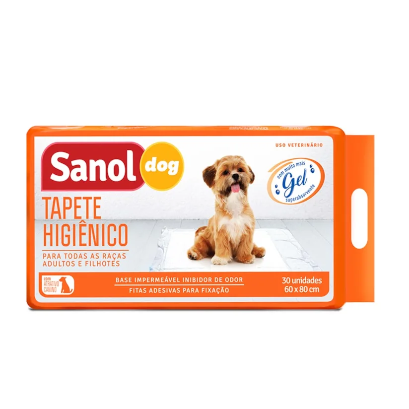 Tapete Higiênico Sanol Dog 60X80 30 Unidades