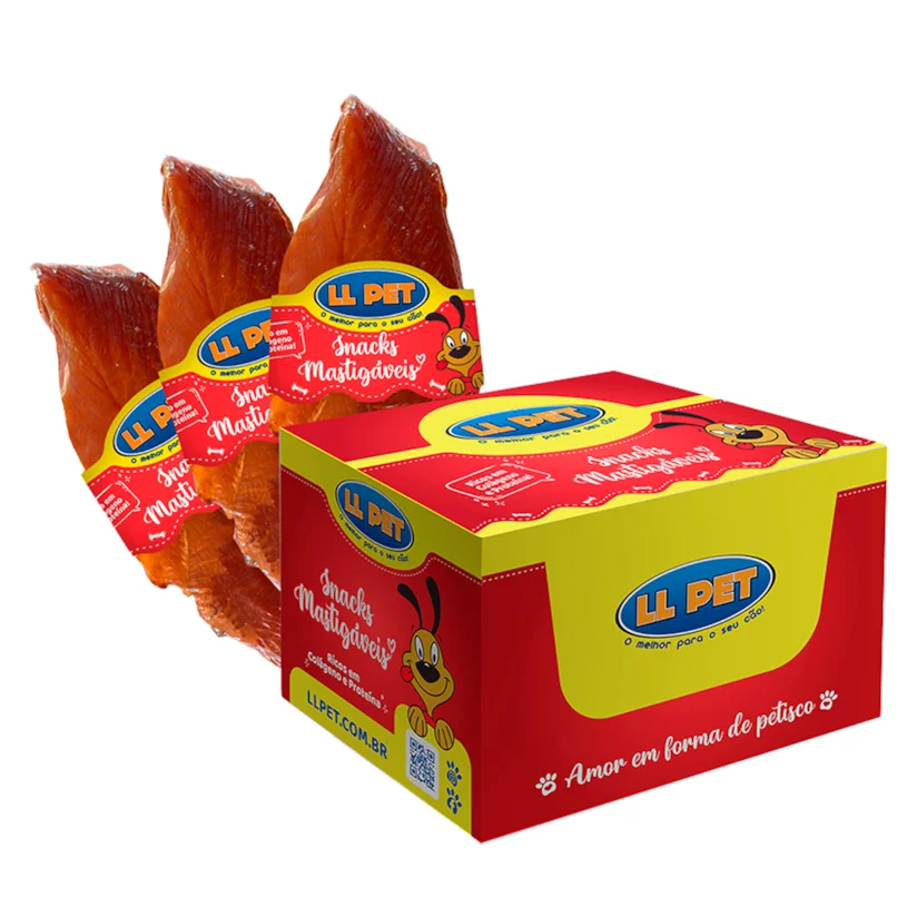 Petisco para cães Peito de Frango LL Pet 1 Unidade
