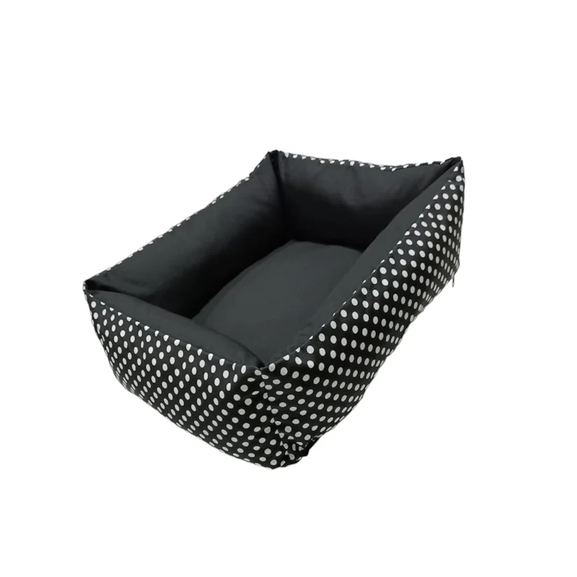 Cama para Cães e Gatos CamaPet Bolinha Branca Tamanho P