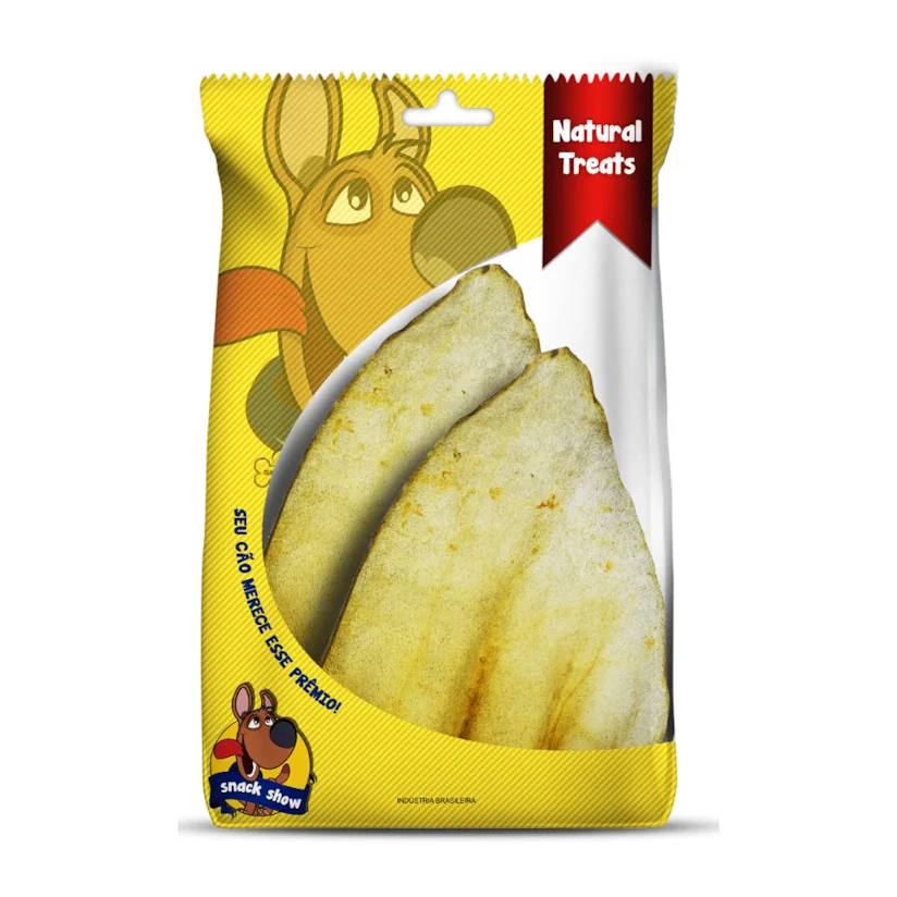 Petisco Snack Show Orelha de Boi para Cães com 2 Unidades