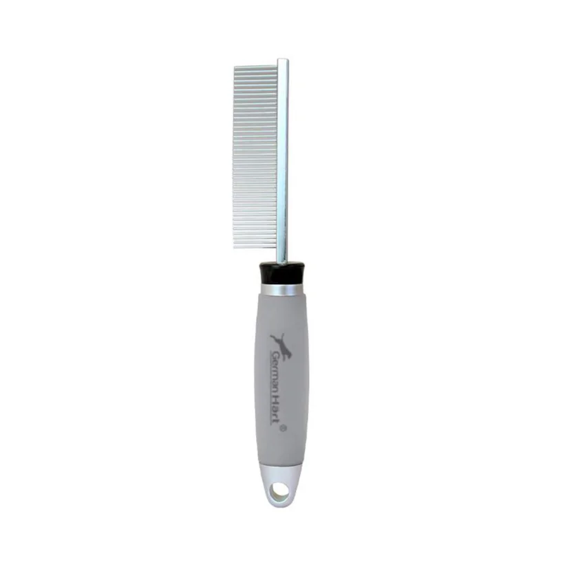 Pente Cães Germanhart Fino 40 Dentes Gel Cinza