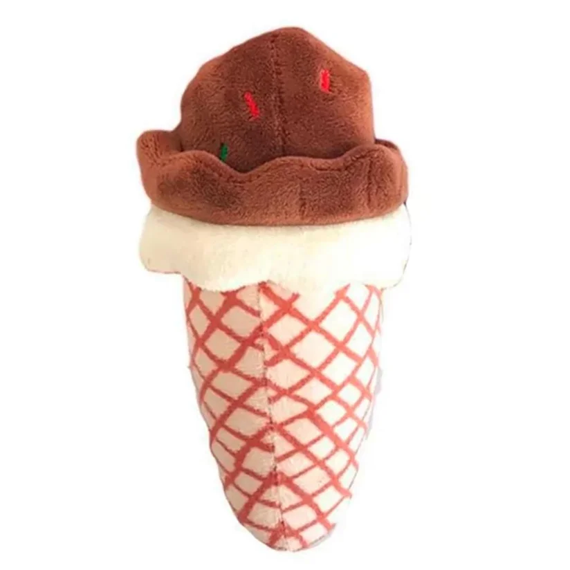 Brinquedo Pelúcia Fofa Sorvete Chocolate Jambo