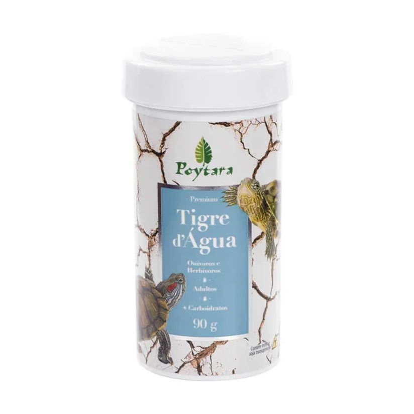 Ração Para Repteis Poytara Tigre D Agua 90g