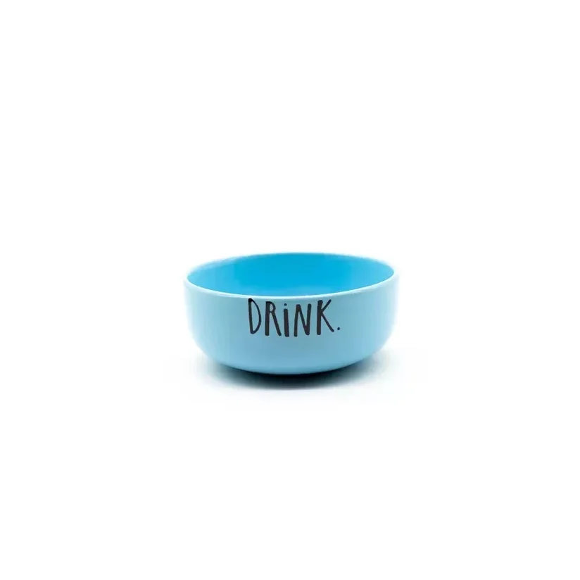 Bebedouro Cerâmica Pet Injet Drink Azul Grande
