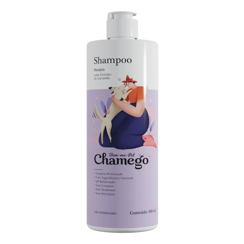Shampoo Cães Chamego Neutro 500ml