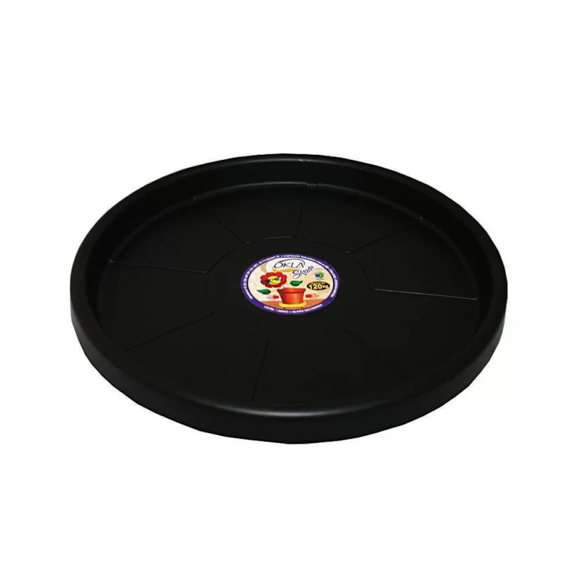 Prato com Rodas Preto Skate Okla 30cm