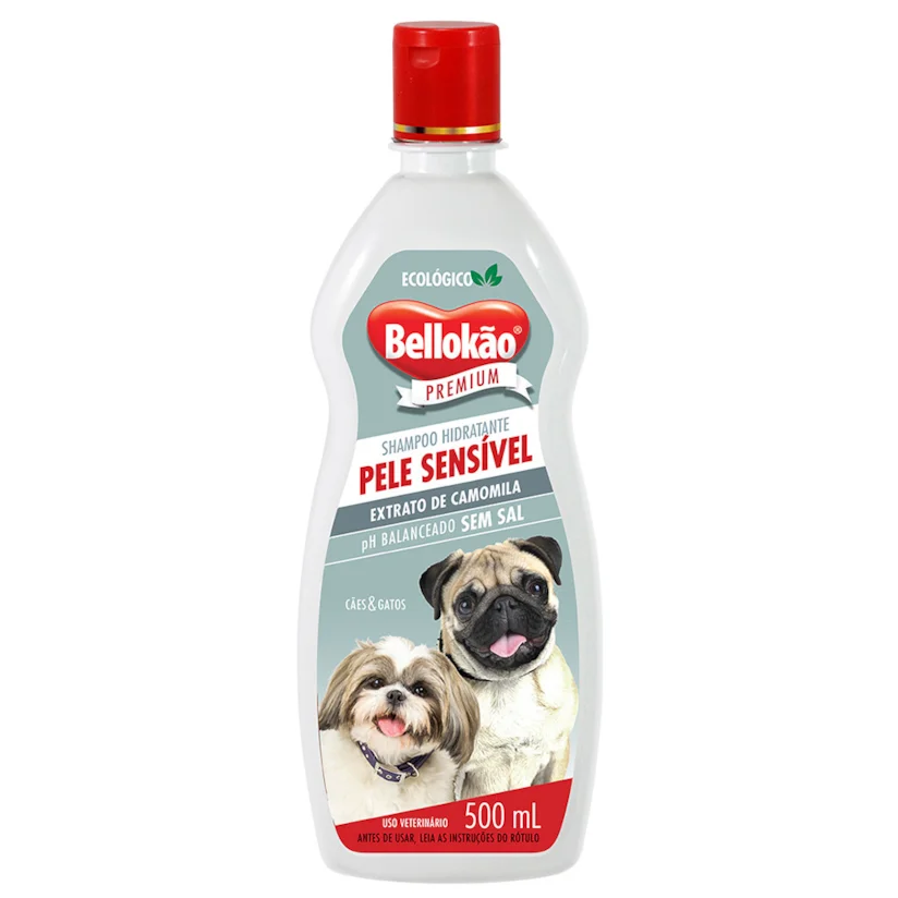 Shampoo Bellokao Pele Sensivel Premium 500ml
