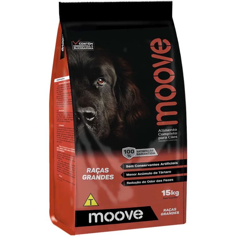 Ração Moove para Cães de Raças Grandes 15 Kg