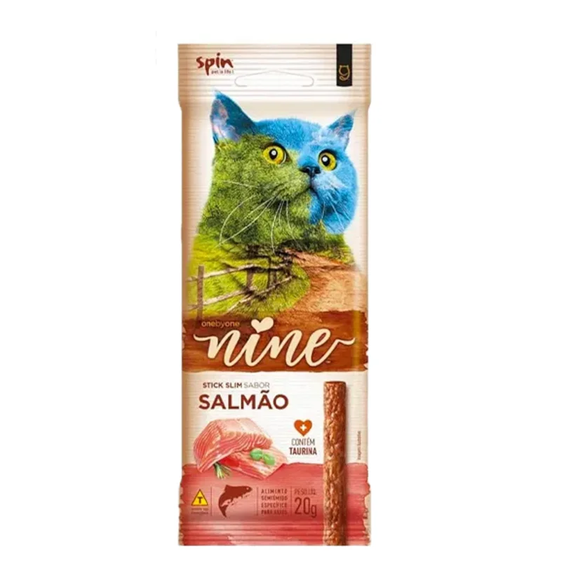 Stick Para Gatos Spin Pet Nine Cat Salmão 20g