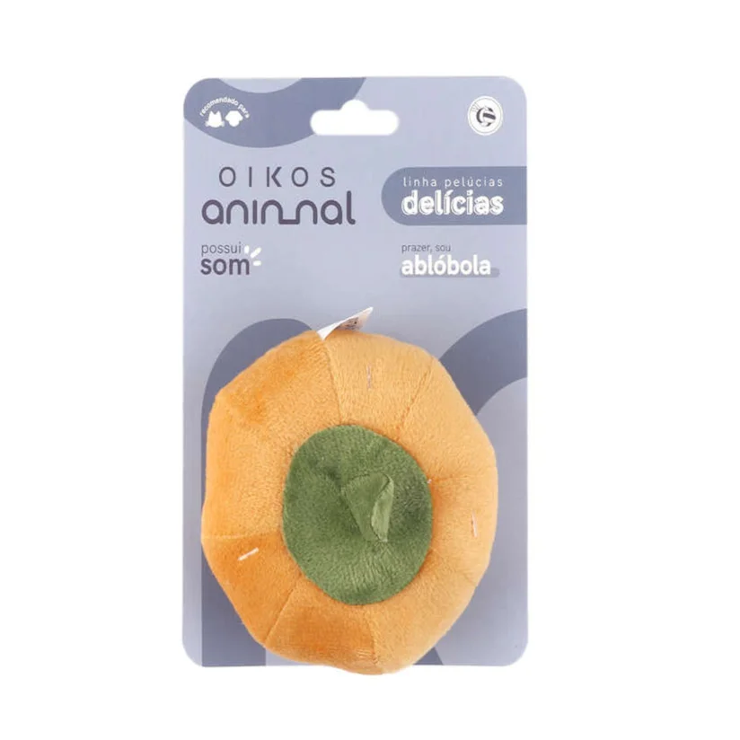 Brinquedo Cães Pelúcia Abobora Oikos