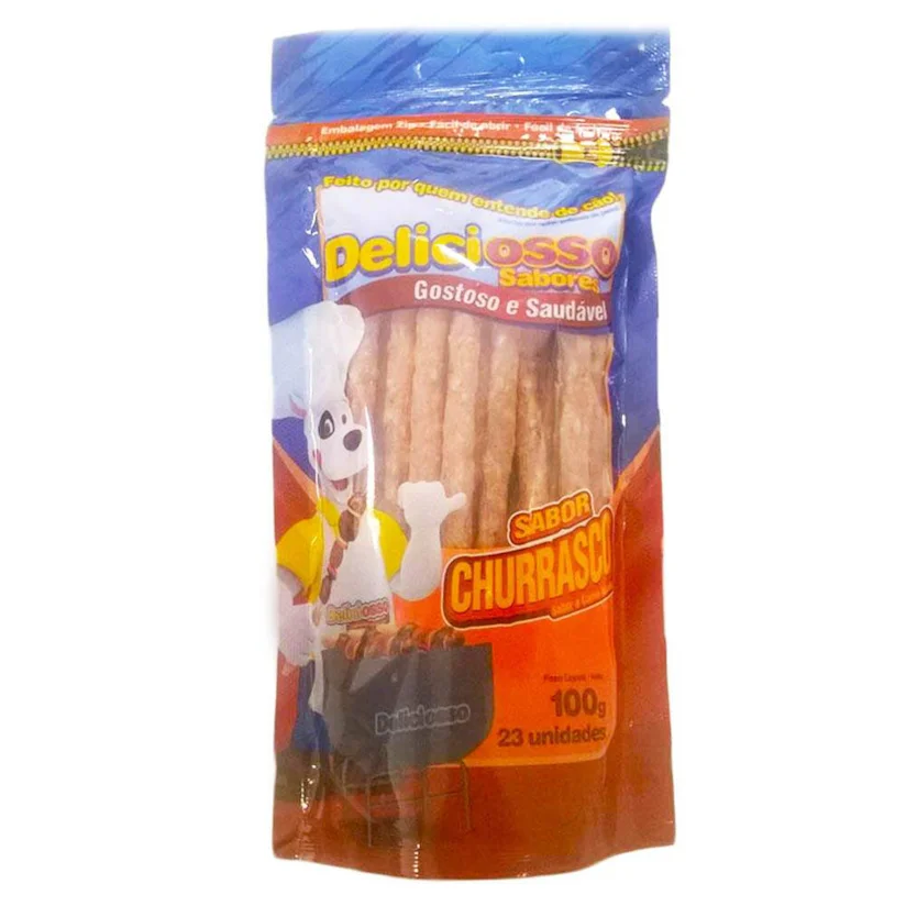 Osso Cães Deliciosso Churrasco 100g