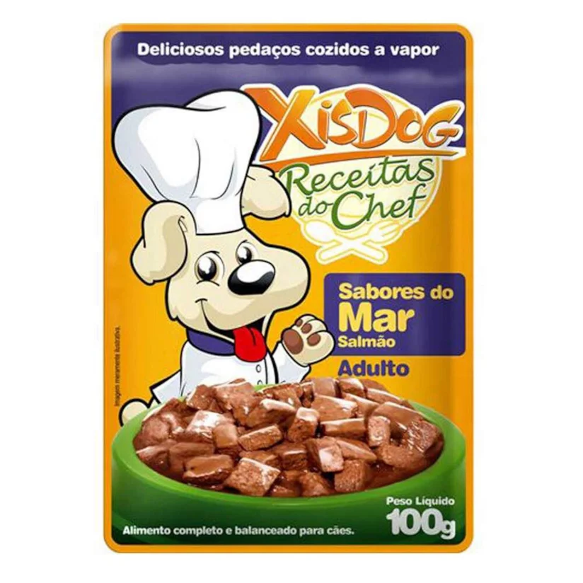 Petisco Cães Xis Dog Sabores do Mar 100g