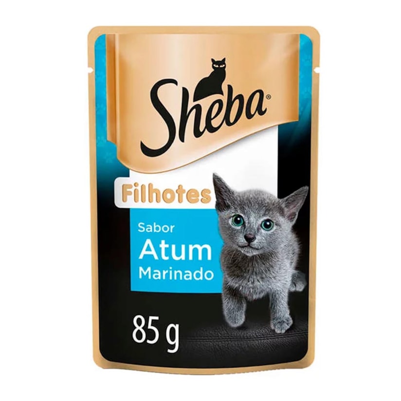 Ração Úmida Sheba Sachê Gatos Adultos Atum Marinado 85g