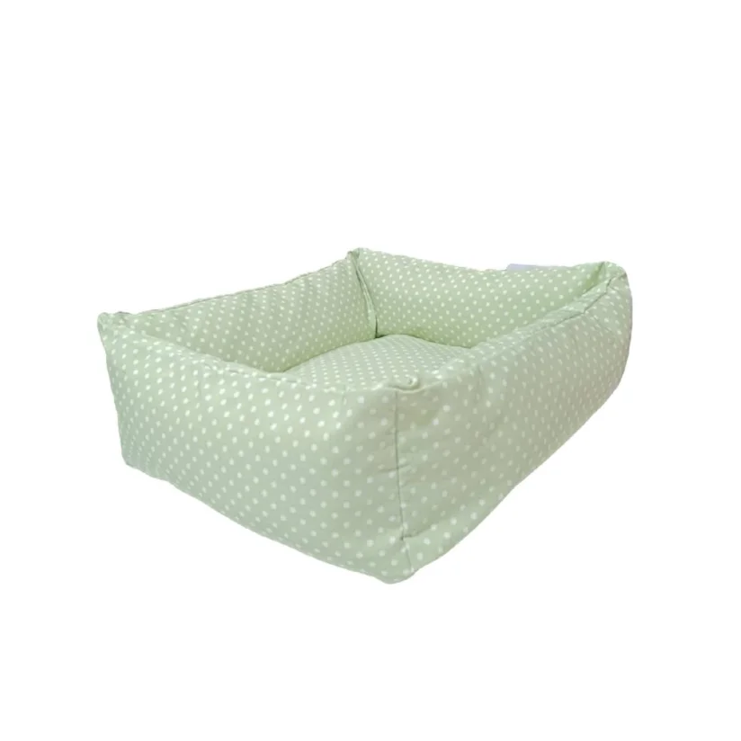 Cama para Cães e Gatos CamaPet Bolinha Verde Lona Tamanho M