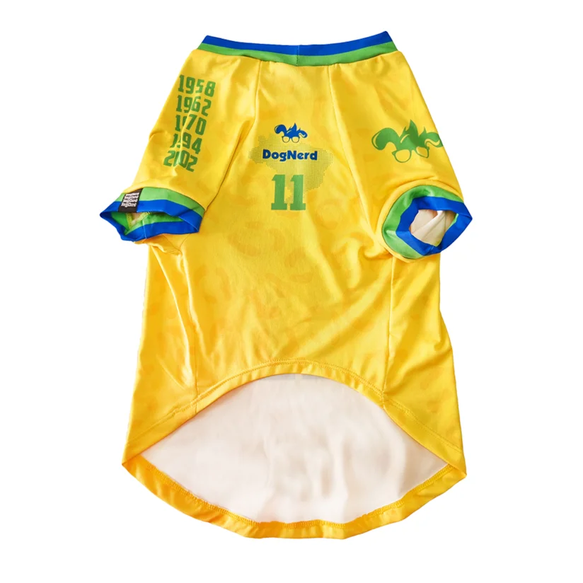 Roupinha Dognerd Brasil Amarela N6