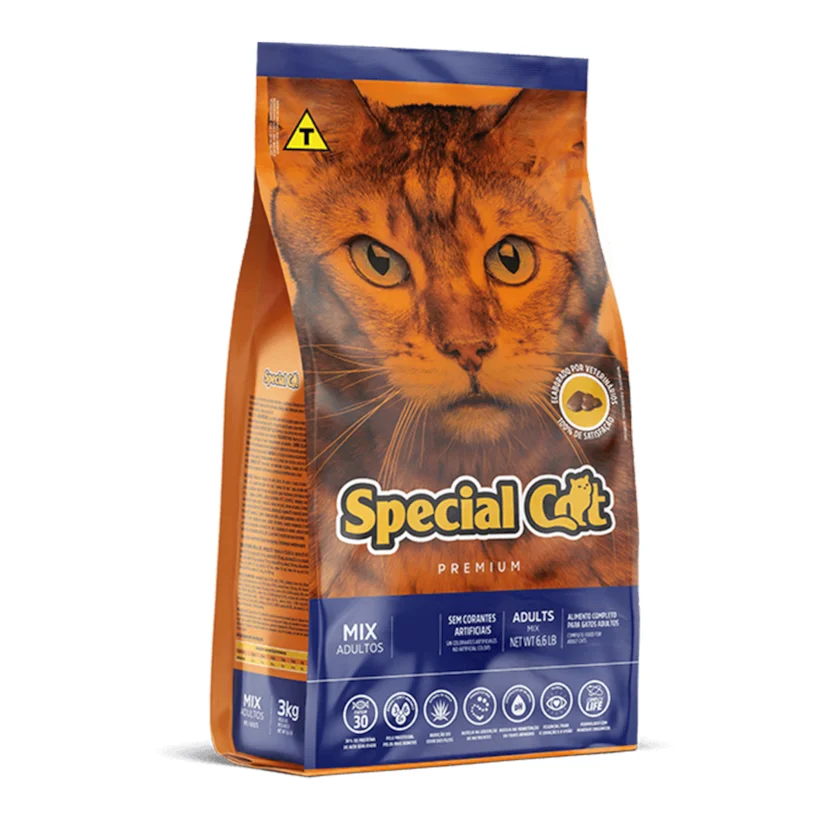 Ração Special Cat Mix Gatos Adultos 10,1kg