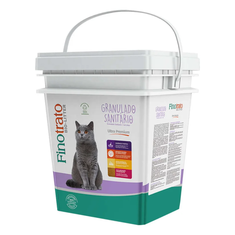 Granulado Higiênico para Gatos Finotrato Bio-Liteer 10kg