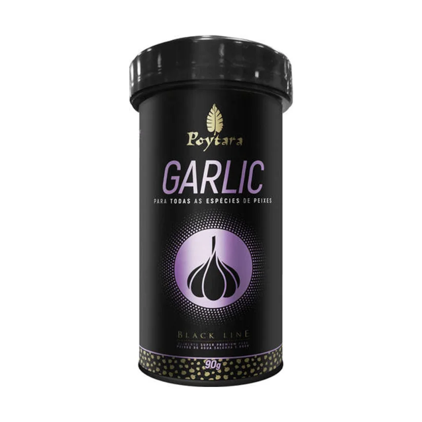 Ração Para Peixes Poytara Garlic Black Line 90g