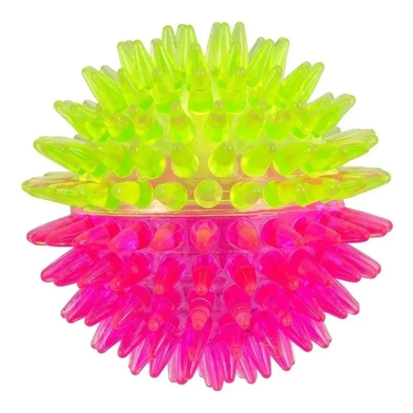 Brinquedo Cães Jambo Bola Tpr Media Esinho Dual Rosa e Amarelo