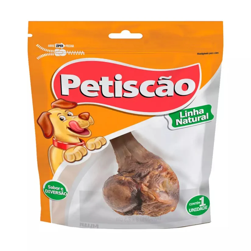 Osso Cães Petiscão Defumado Mini Fêmur Natural