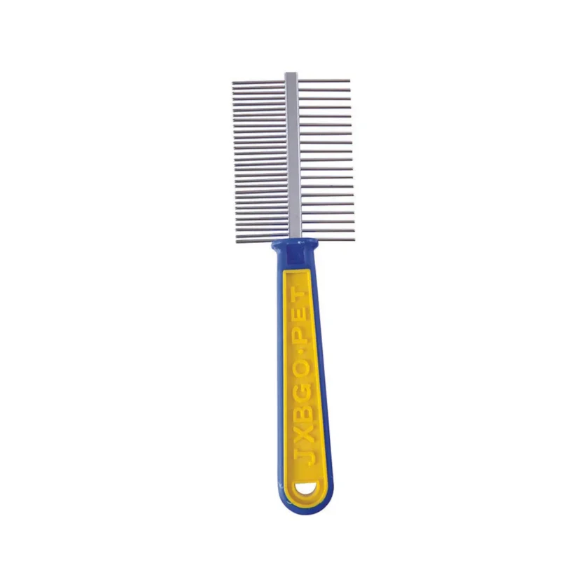 Pente Pet Napi Duplo Cabo Plastico 49 Dentes