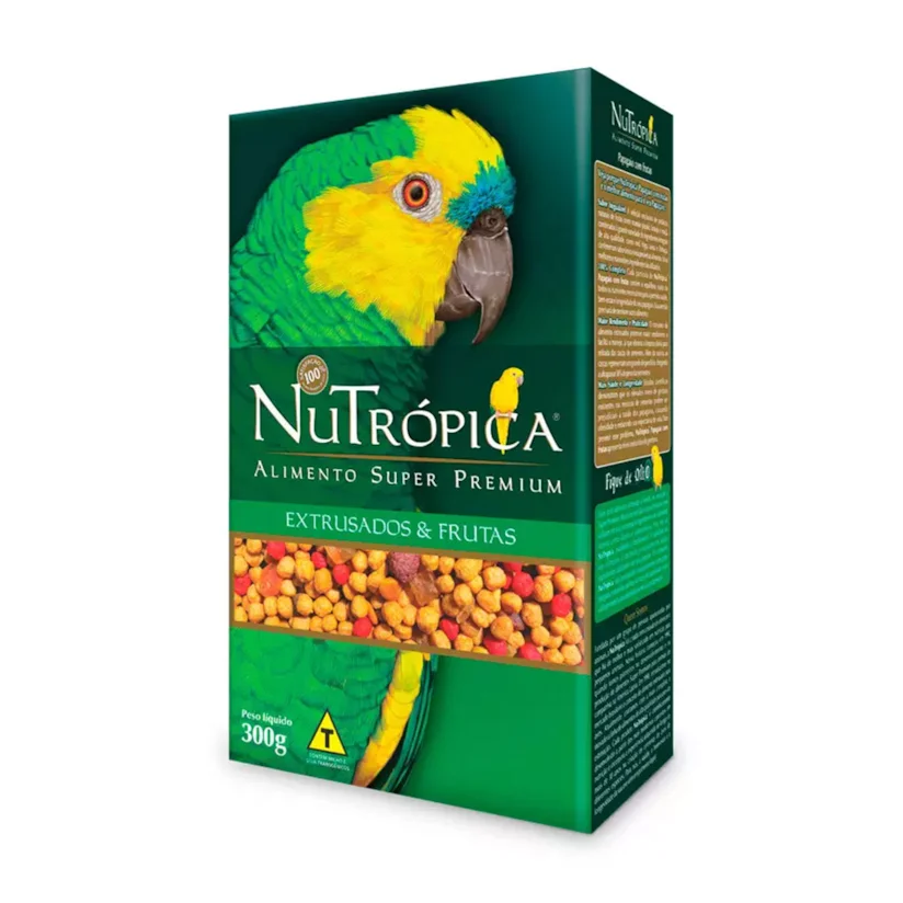 Ração Nutrópica Papagaio Com Frutas 300g
