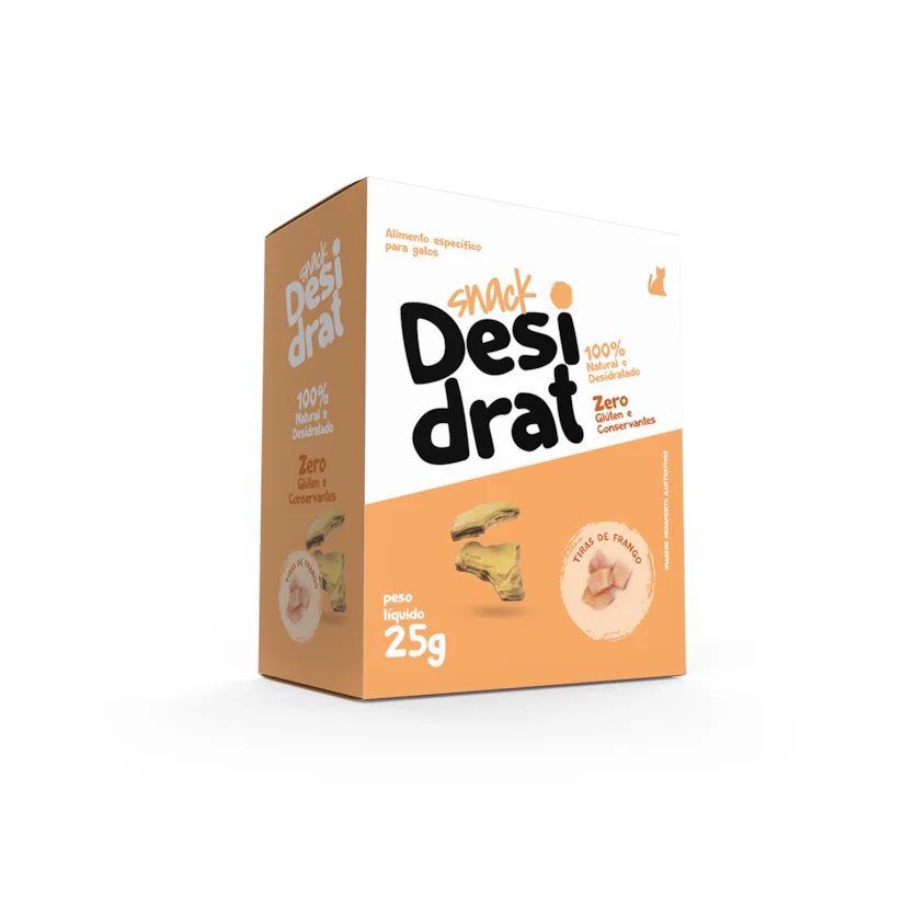 Snack Gatos Desidrat Frango 25g