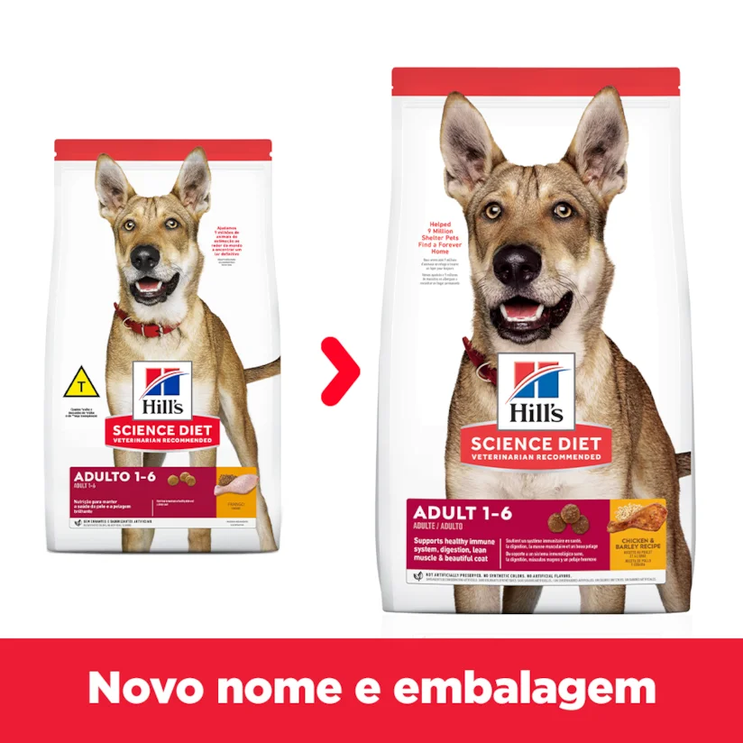 Ração Hill s Science Diet Cães Adultos 15,87kg