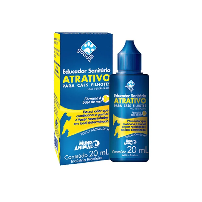 Educador Sanitário Atrativo Good Pet Mundo Animal 20ml