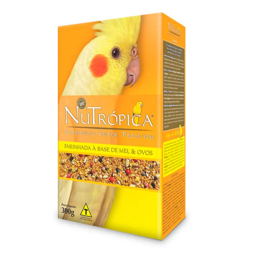 Alimento para Calopsita Farinhada com Mel e Ovos Nutrópica 300g