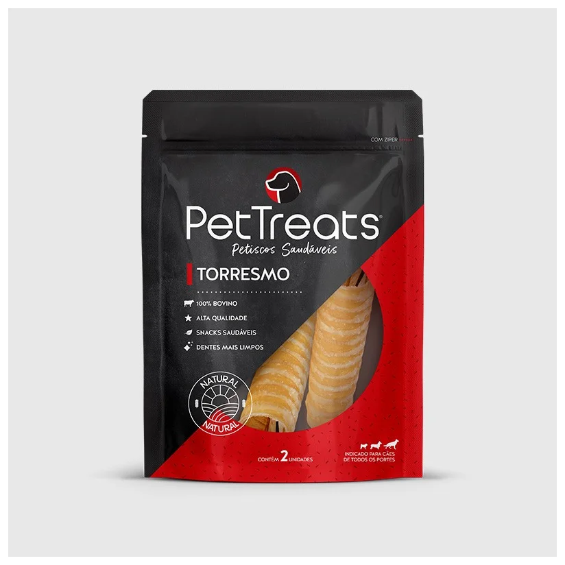 Petisco para Cães Pet Treats Torresmo Pouch 2 Unidades