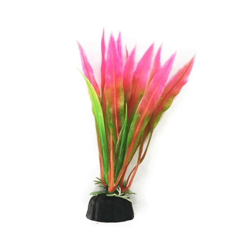 Planta Artificial Economy Soma 10cm Rosa e Verde (mod.438)