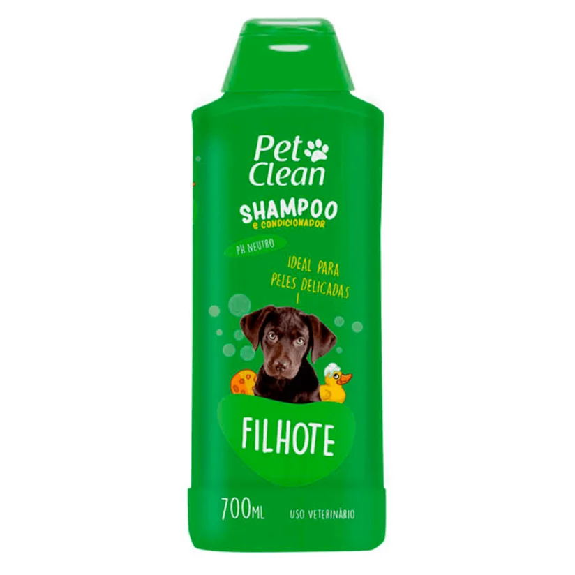 Shampoo Filhotes Cães e Gatos Pet Clean 700ml