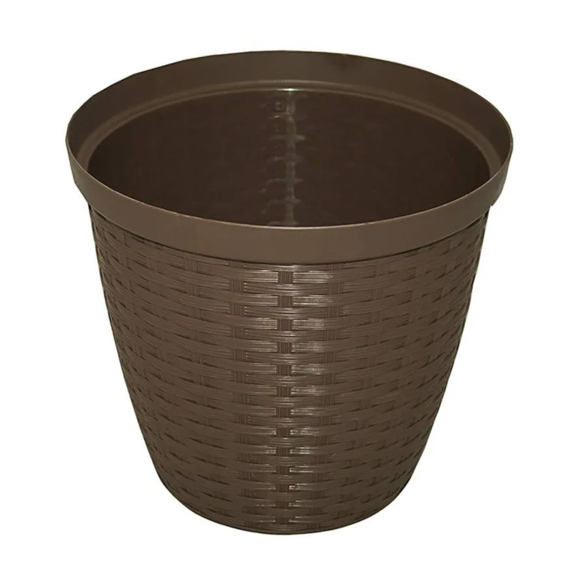 Cachepô Rattan Tabaco Okla 1,7L