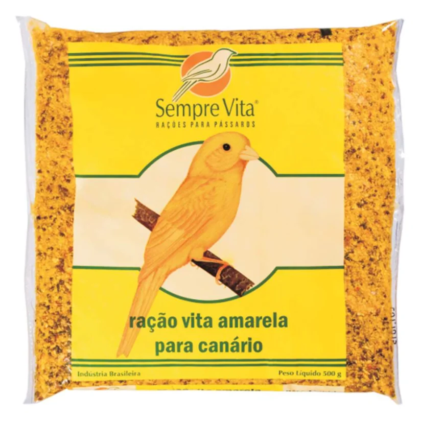 Ração Para Pássaros Sempre Vita Amarela 500g