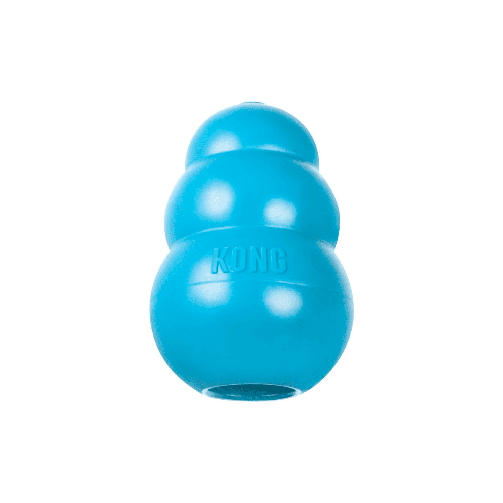 Brinquedo Mordedor Filhotes Dispenser Kong Azul