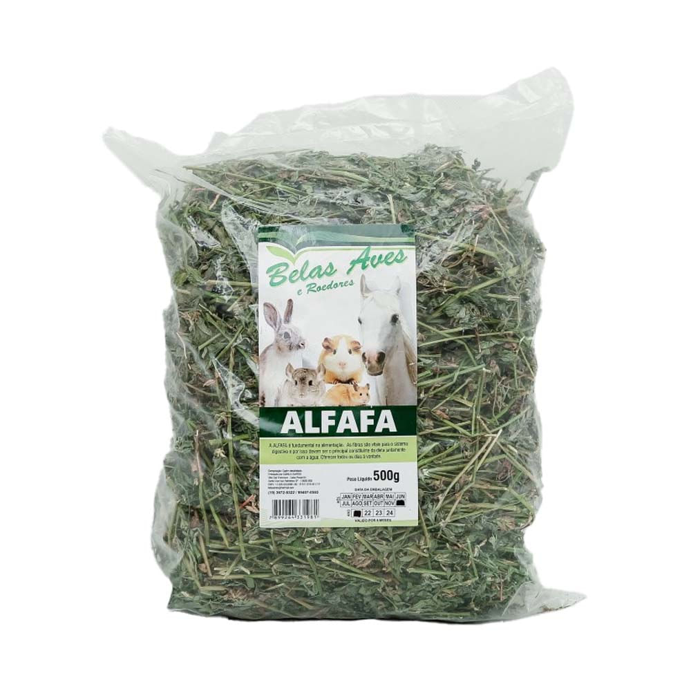 Alfafa Premium Belas Aves e Roedores